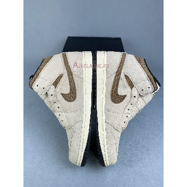 Air Jordan 1 Mid SE Brown Elephant DZ4129-102 Light Orewood Brown/Metallic Gold/White/Light British Tan/Sail Sneakers