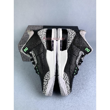 Air Jordan 3 Retro Green Glow CT8532-031 Black/Green Glow/Wolf Grey/White Sneakers