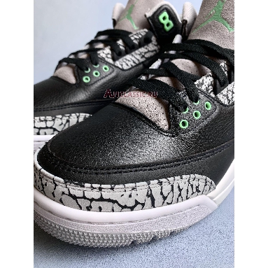 Air Jordan 3 Retro Green Glow CT8532-031 Black/Green Glow/Wolf Grey/White Sneakers