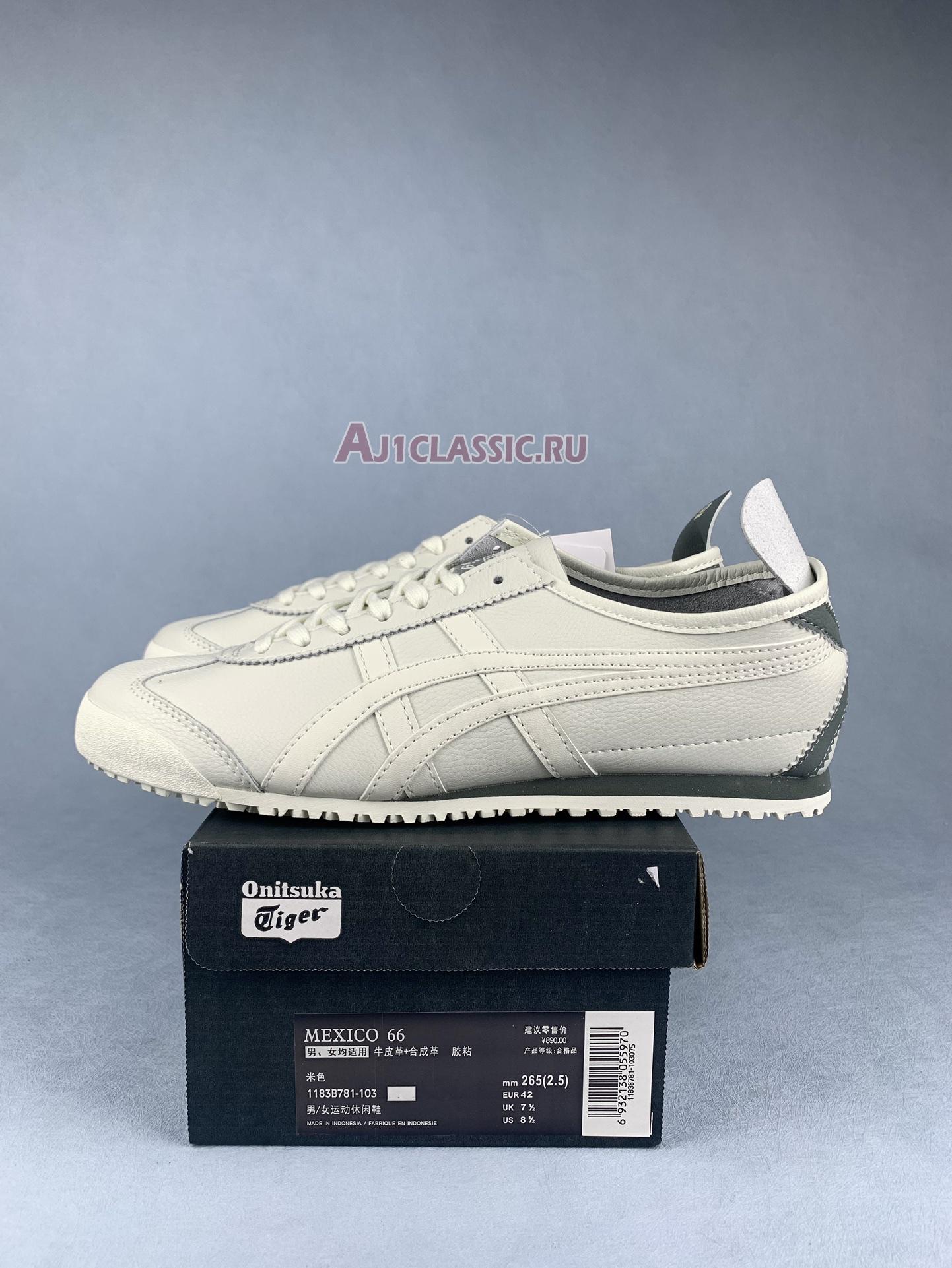 New Onitsuka Tiger Mexico 66 "Cream Sage" 1183B781-103 Shoes