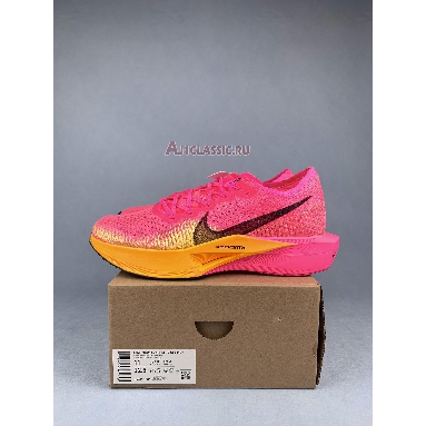 Nike ZoomX VaporFly Next% 3 Hyper Pink DV4129-600 Hyper Pink/Black/Laser Orange Mens Womens Shoes