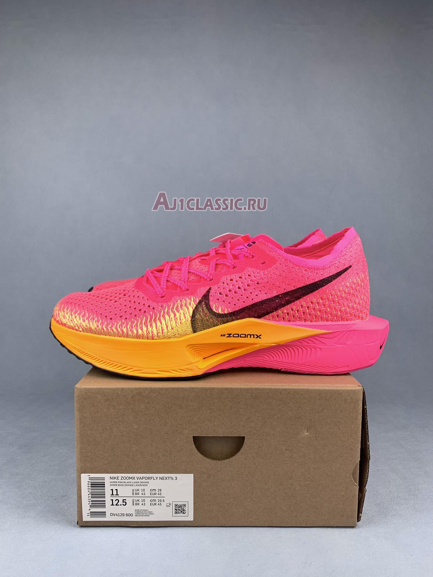 New Nike ZoomX VaporFly Next% 3 "Hyper Pink" DV4129-600 Shoes