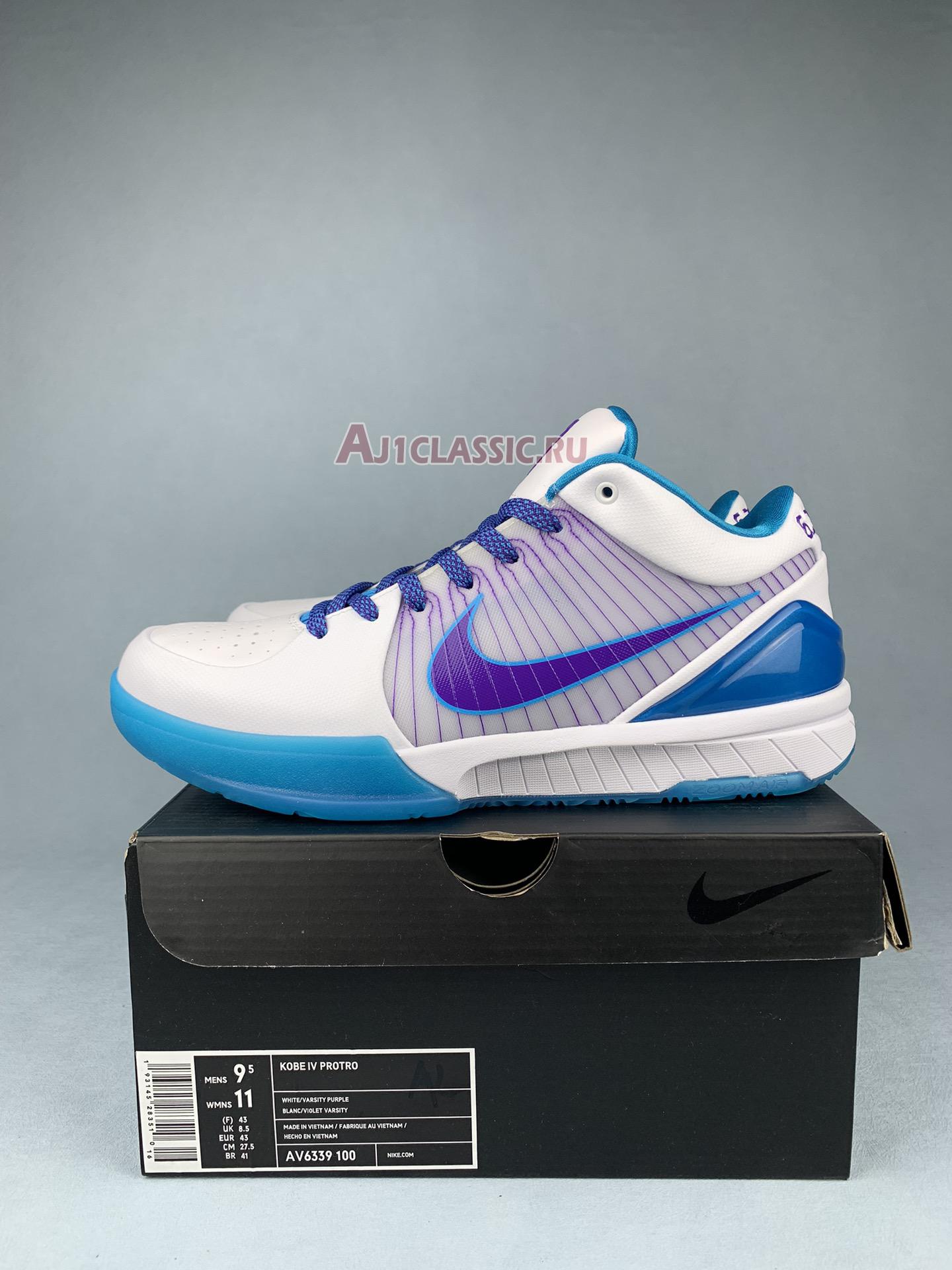 New Nike Zoom Kobe 4 Protro "Draft Day Hornets" AV6339-100 Shoes