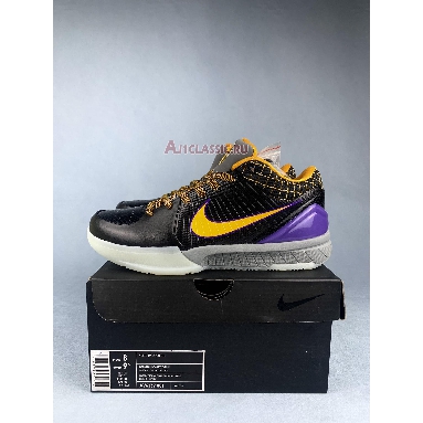 Nike Zoom Kobe 4 Protro Carpe Diem 2019 AV6339-001 Black/Del Sol-Varsity Purple-Cool Grey Mens Womens Shoes