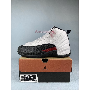 Air Jordan 12 Retro Taxi Flip CT8013-162 White/Gym Red/Black Sneakers