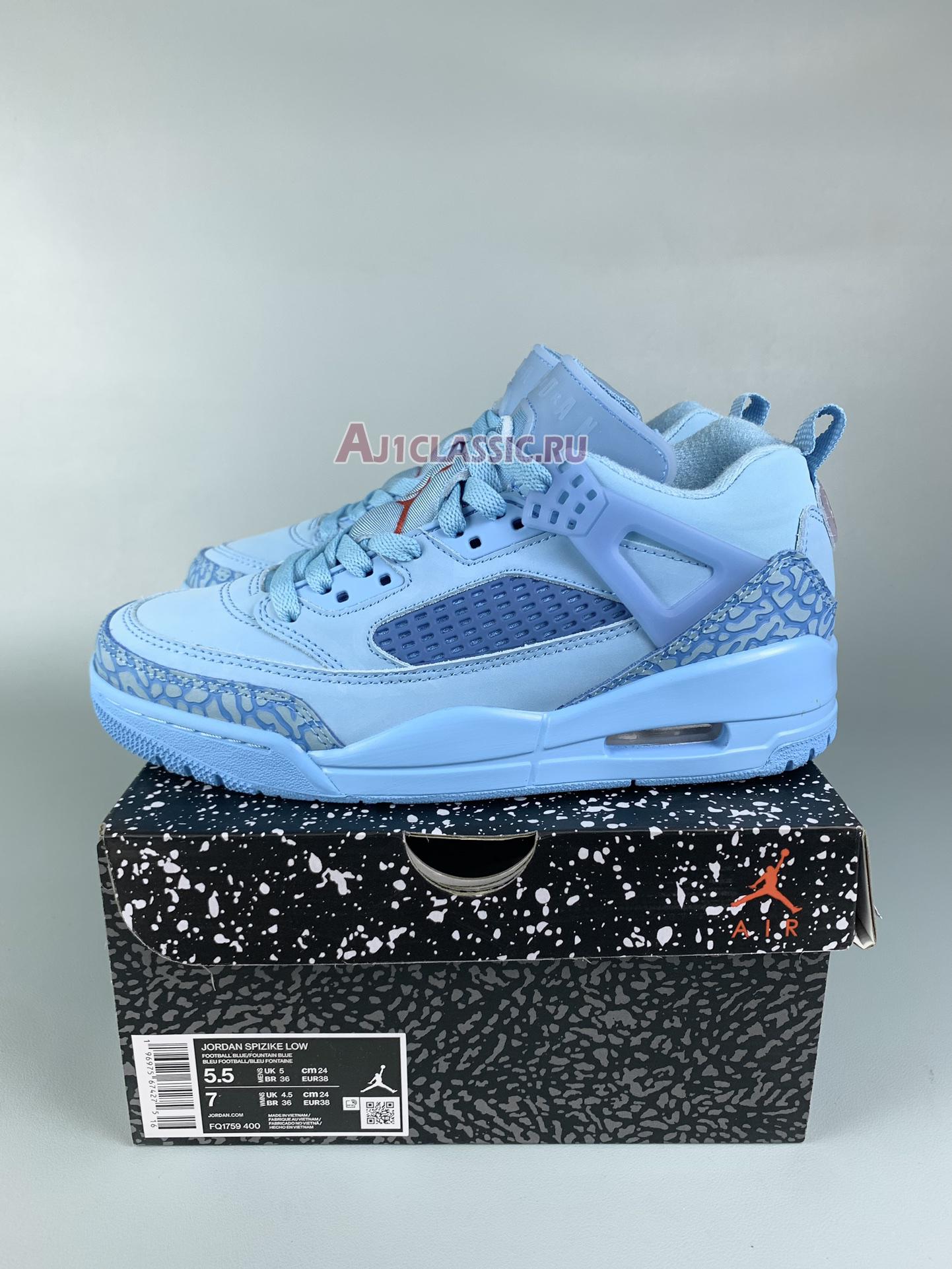 New Jordan Spizike Low "Houston Oilers" FQ1759-400 Shoes