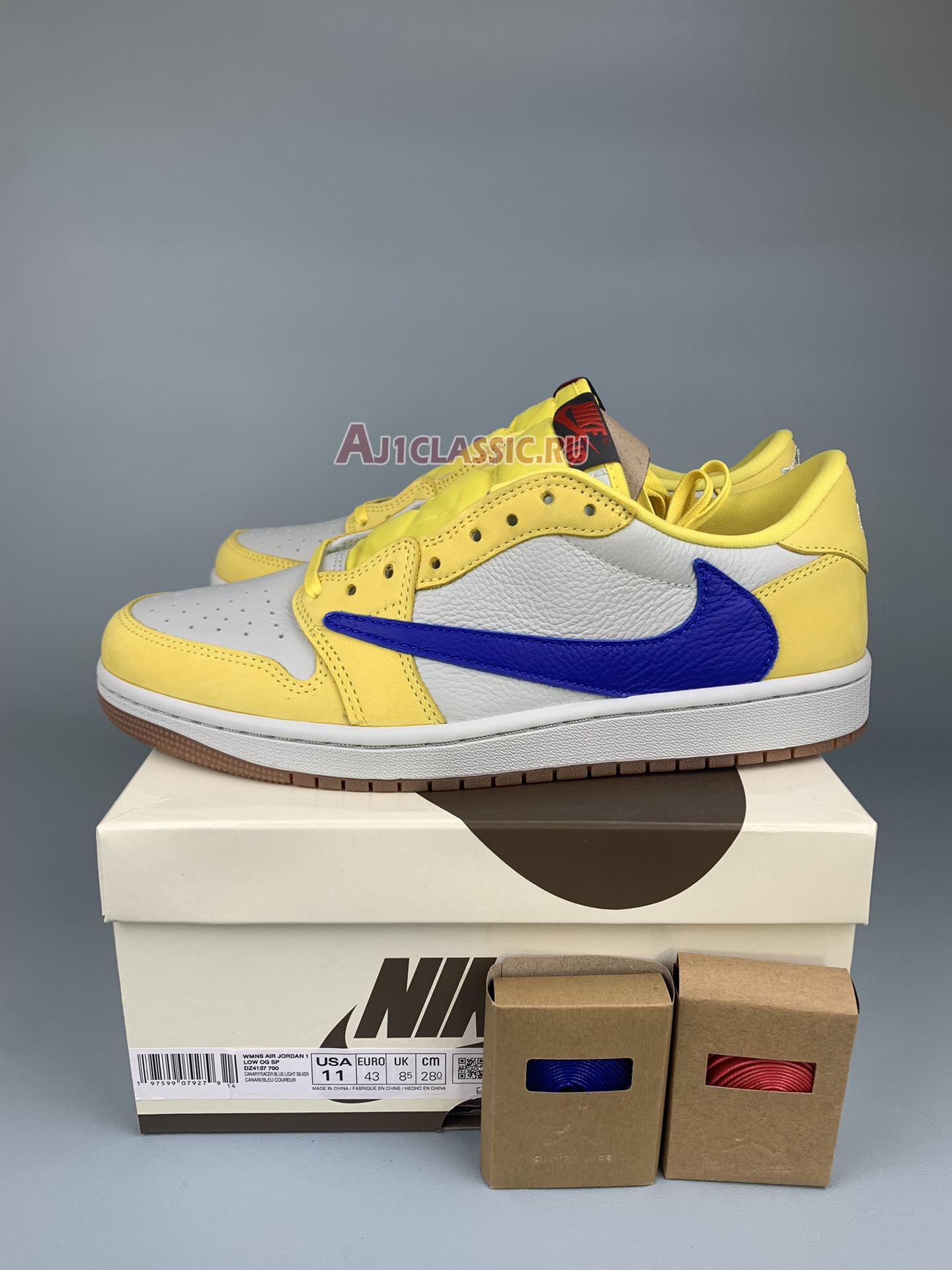 New Travis Scott x Air Jordan 1 Retro Low OG SP PS "Canary" DZ4137-700 Shoes