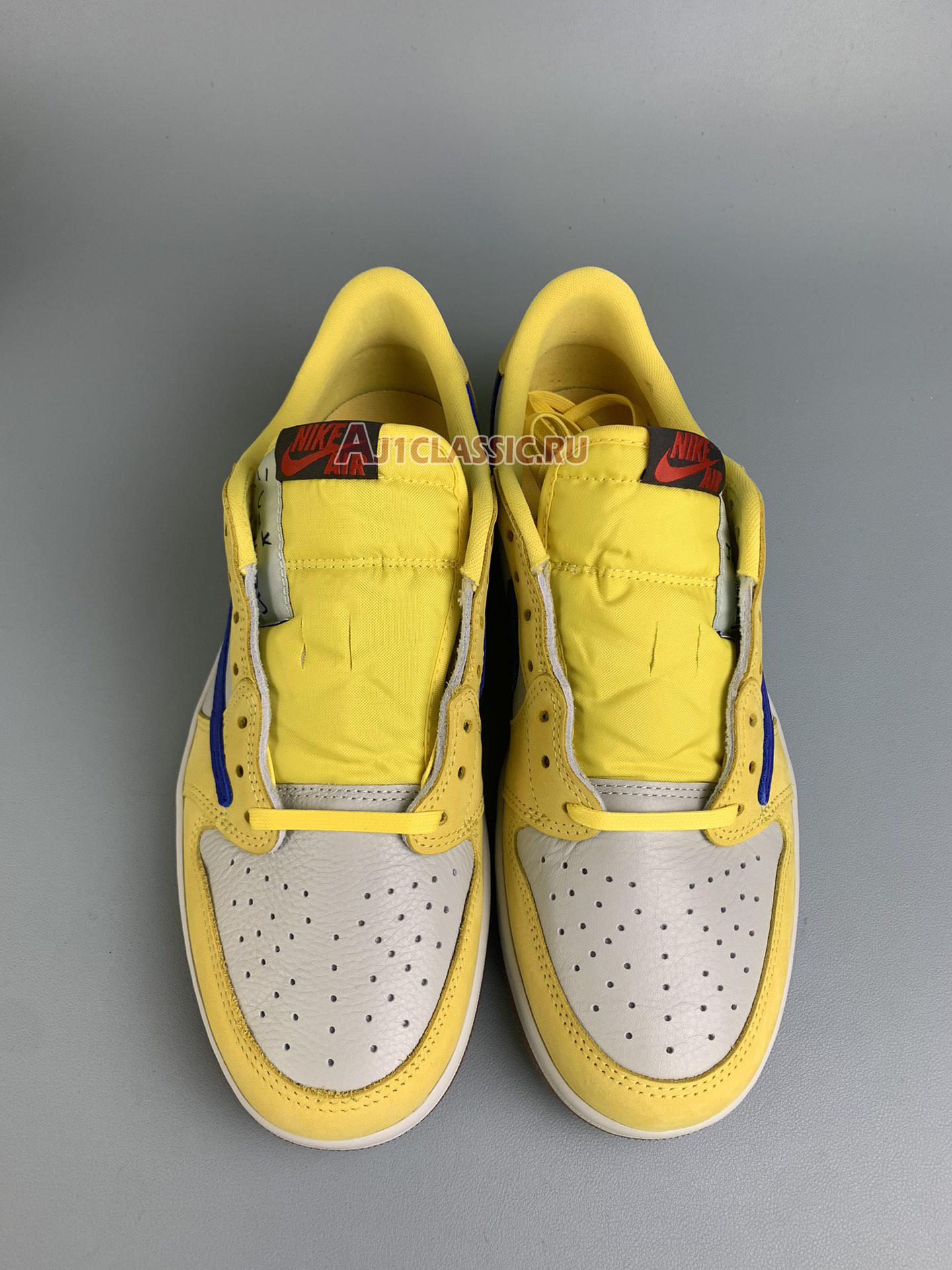 New Travis Scott x Air Jordan 1 Retro Low OG SP PS "Canary" DZ4137-700 Shoes