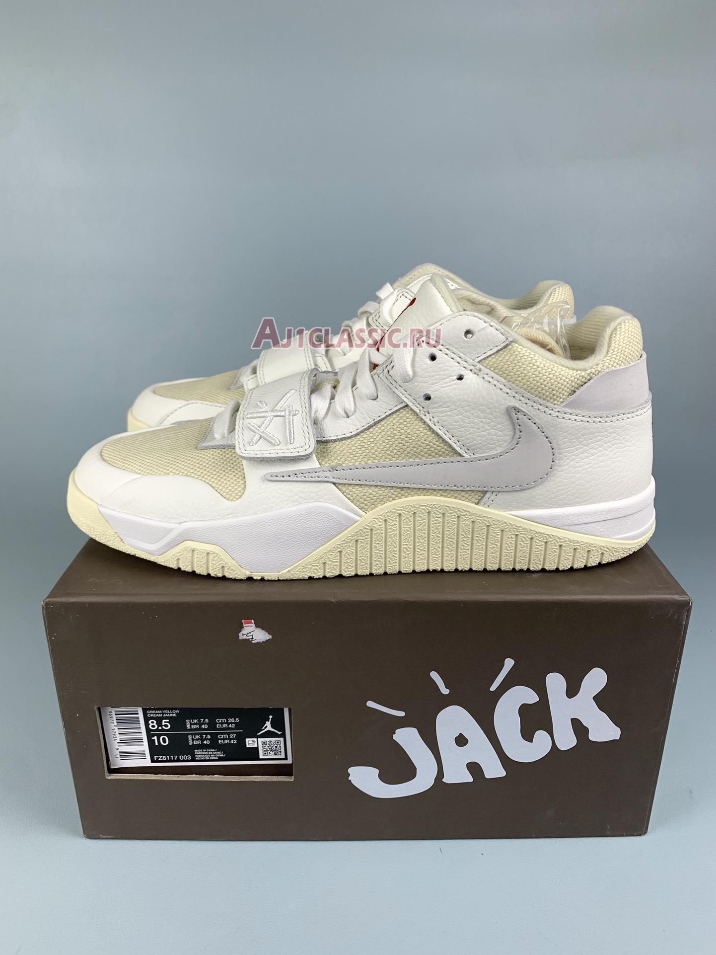 New Travis Scott x Jordan Jumpman Jack "White Cream" FZ8117-003 Shoes