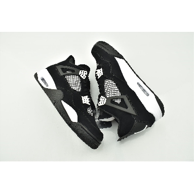 Air Jordan 4 Retro White Thunder FQ8138-001 Black/White-Black Sneakers