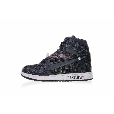 Louis Vuitton x Off-White x Air Jordan 1 Off-Louis Grey Black AQ0818-001 Grey/Black/White (Includes one LV suitcase) Sneakers