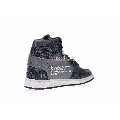 Louis Vuitton x Off-White x Air Jordan 1 Off-Louis Grey Black AQ0818-001 Grey/Black/White (Includes one LV suitcase) Sneakers