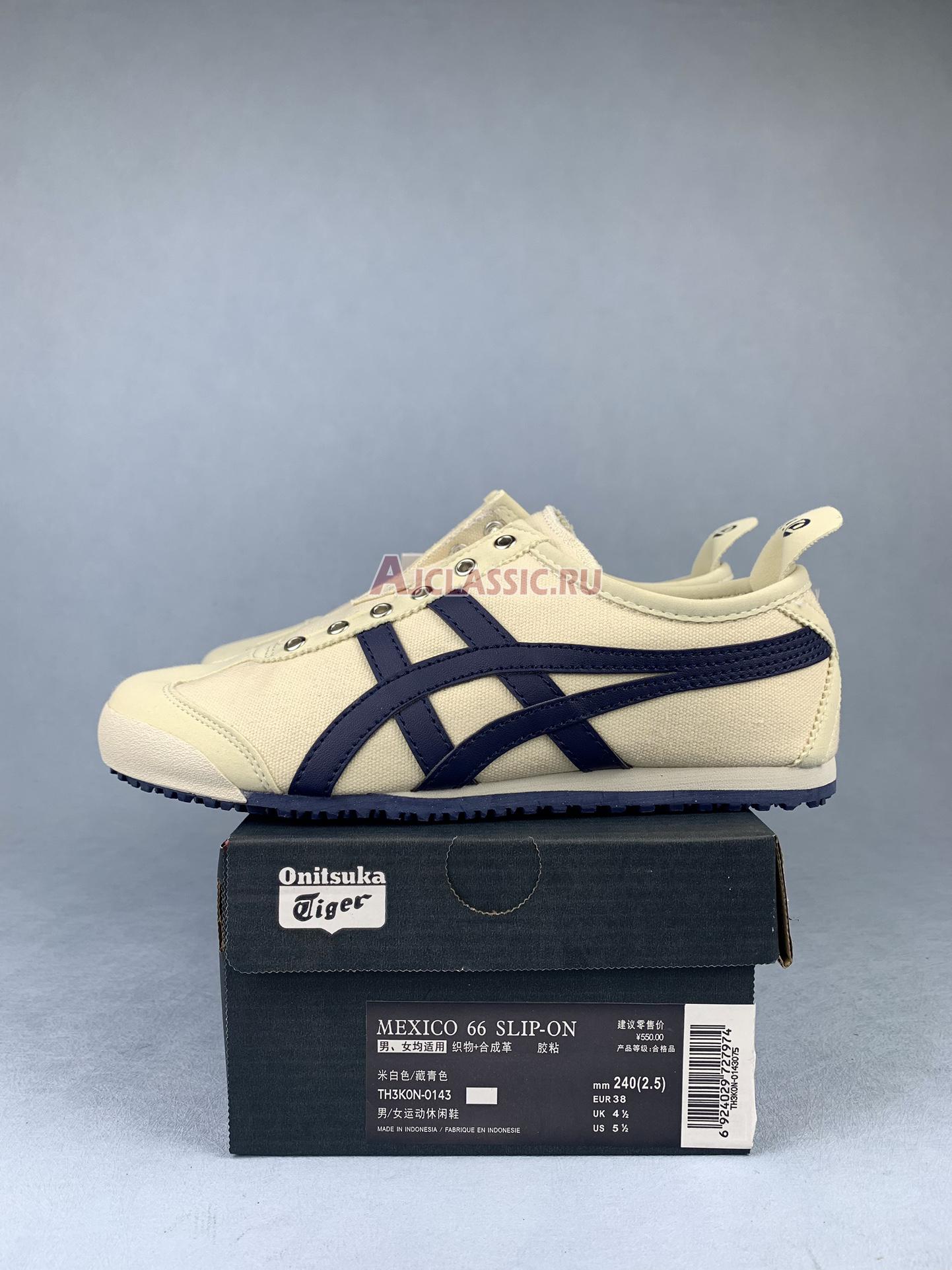 New Onitsuka Tiger Mexico 66 Slip-On "Birch India Ink" TH3KON-0143 Shoes