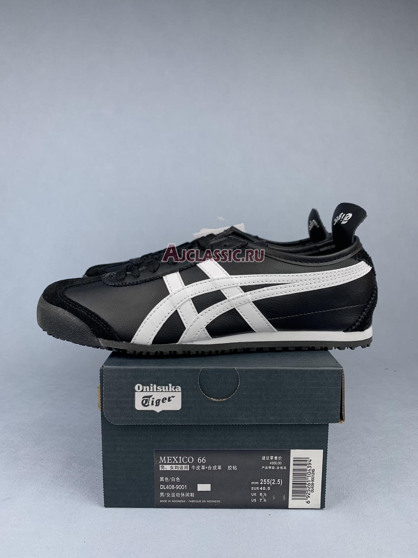 New Onitsuka Tiger Mexico 66 "Black White" DL408-9001 Shoes