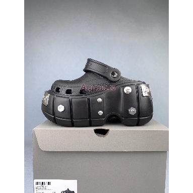 Crocs x Balenciaga HardCrocs Sandal Black 687397 W1S8N 1081 Black/Black Mens Womens Shoes