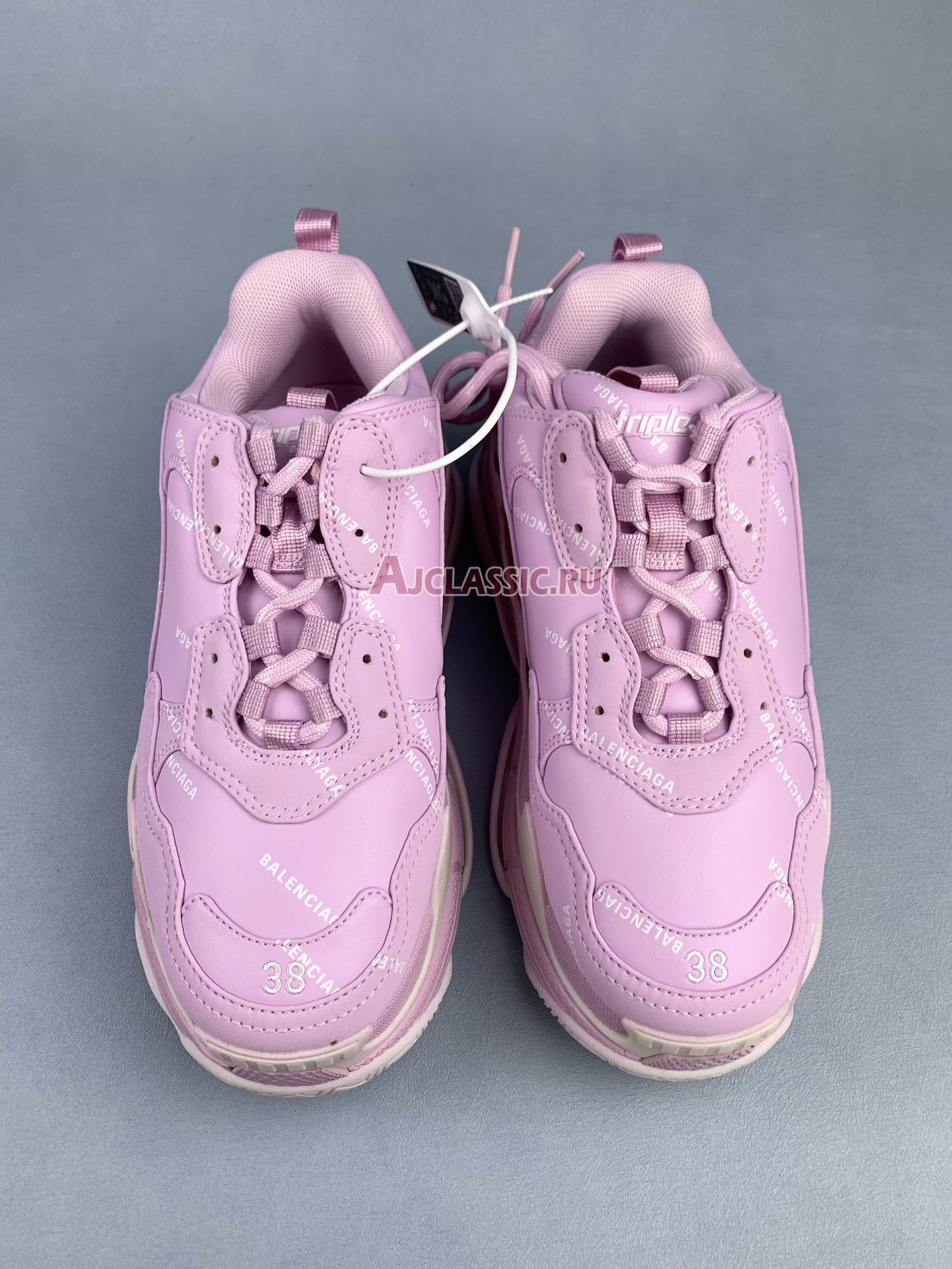 Balenciaga Wmns Triple S Sneaker "Allover Logo - Pink" 524039 W2FA1 5090