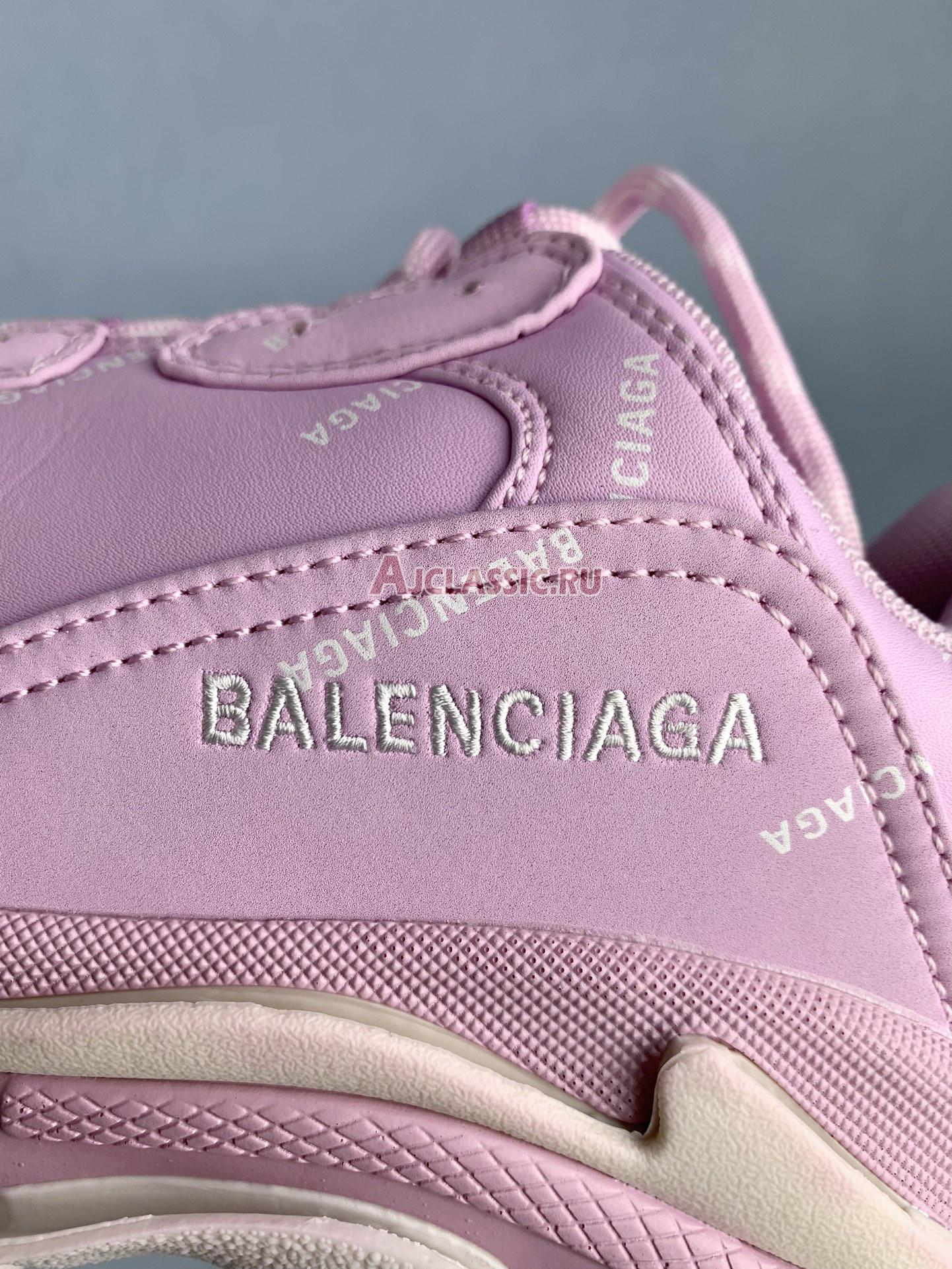 Balenciaga Wmns Triple S Sneaker "Allover Logo - Pink" 524039 W2FA1 5090