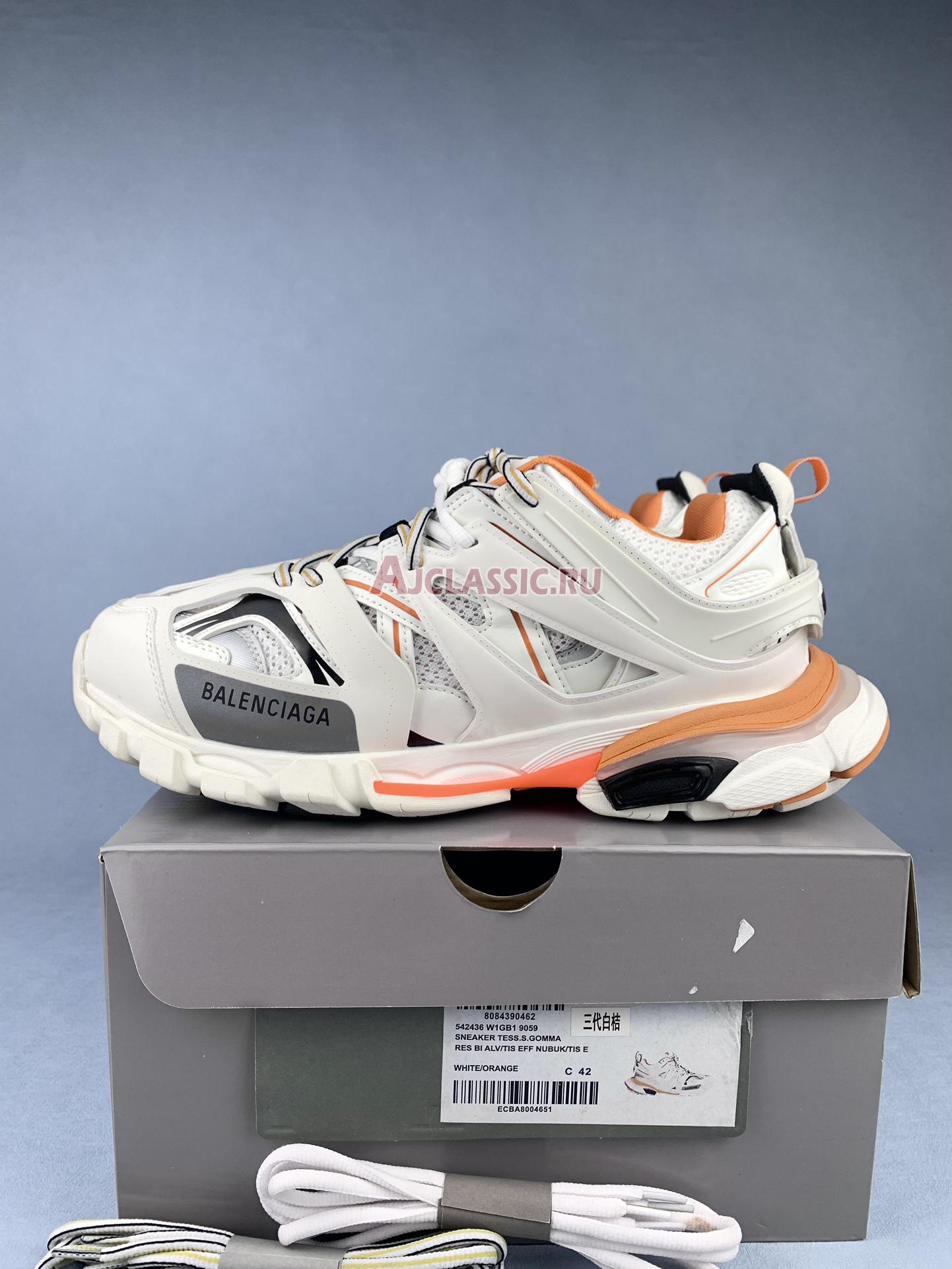 Balenciaga Track Sneaker "White Orange" 542023 W1GB1 9059