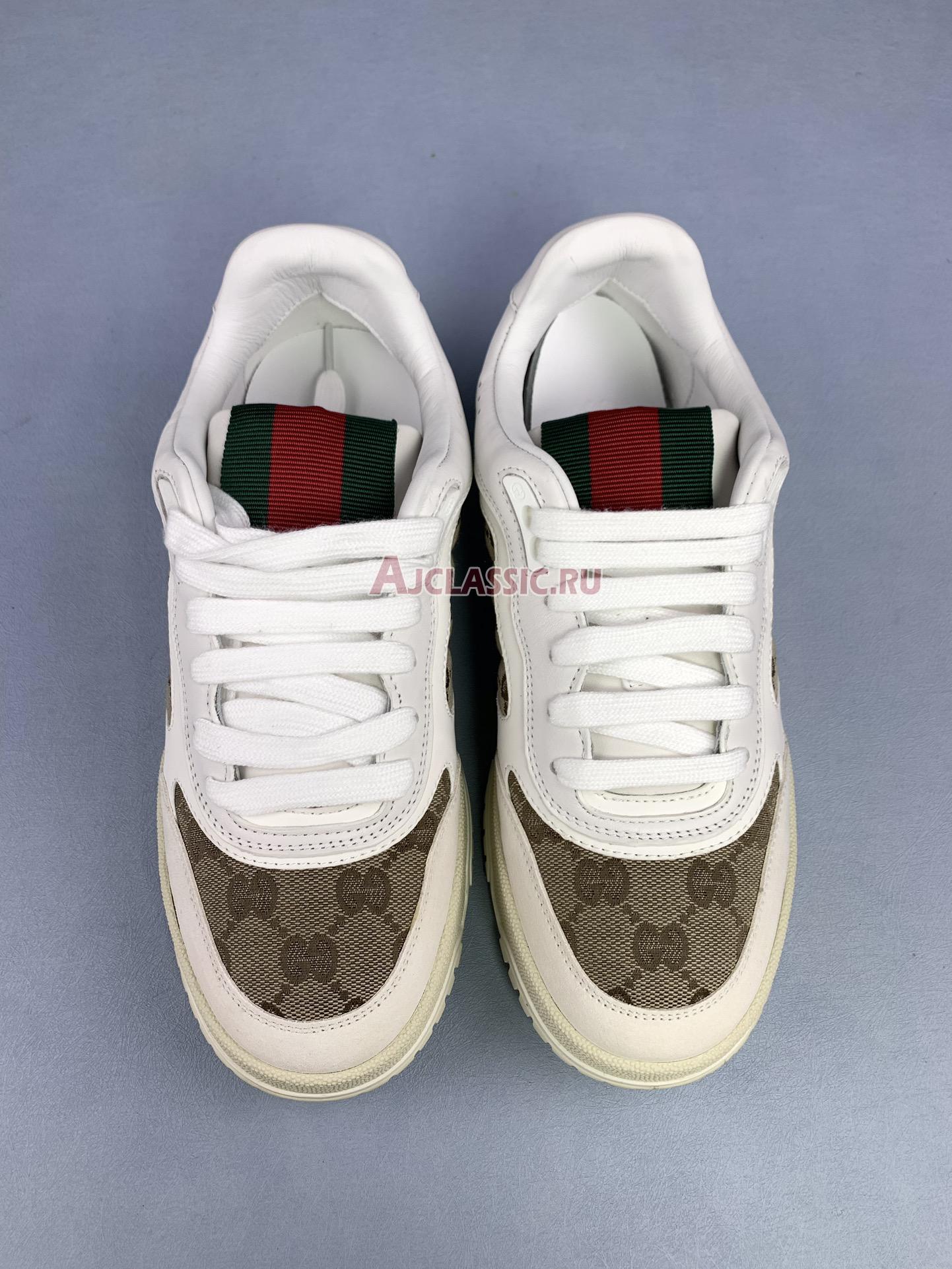 Gucci Re-Web Sneaker "GG Canvas - White Beige" 787476 AADHW 9573