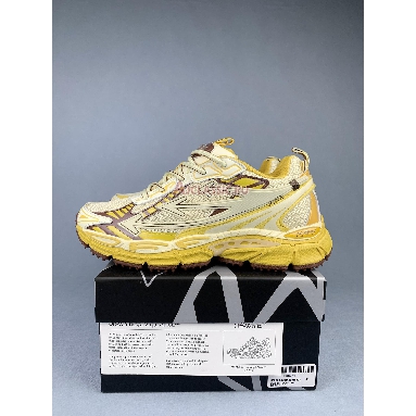 Off-White Be Right Back Milan Sneakers OWIA289F24FAB002200A Cream/Yellow/Maroon Mens Womens Shoes