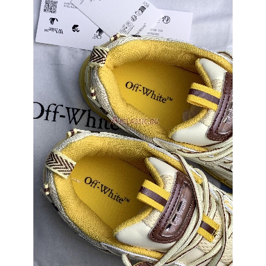 Off-White Be Right Back Milan Sneakers OWIA289F24FAB002200A Cream/Yellow/Maroon Mens Womens Shoes