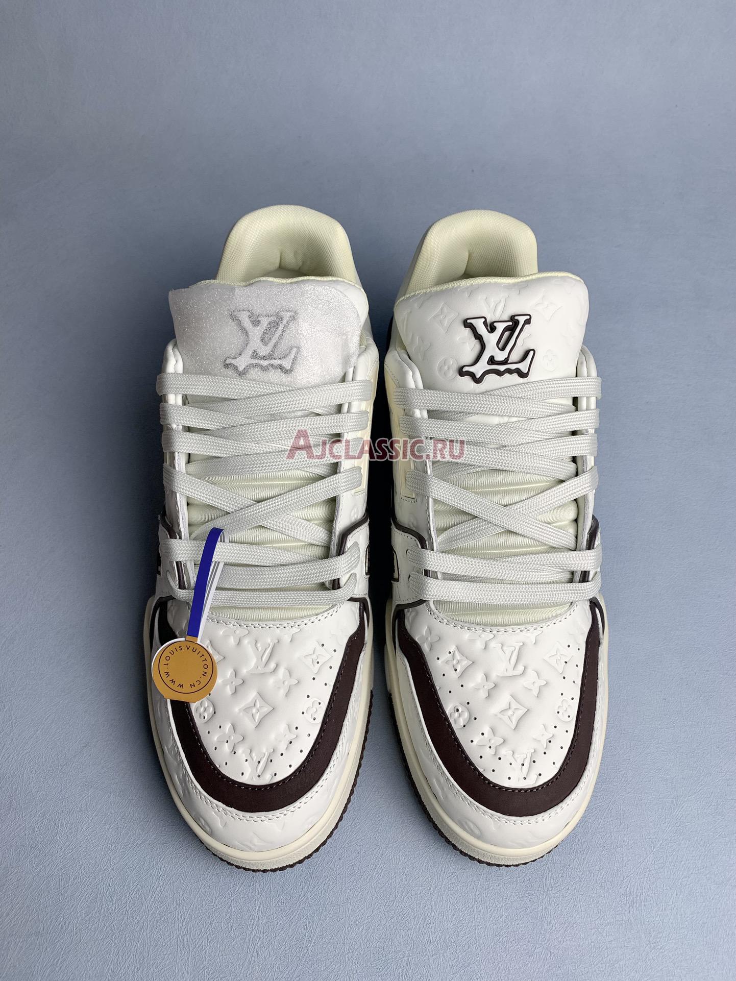 New Louis Vuitton by Tyler the Creator LV "White Mocha" Trainer Sneaker 1ACR5I Shoes