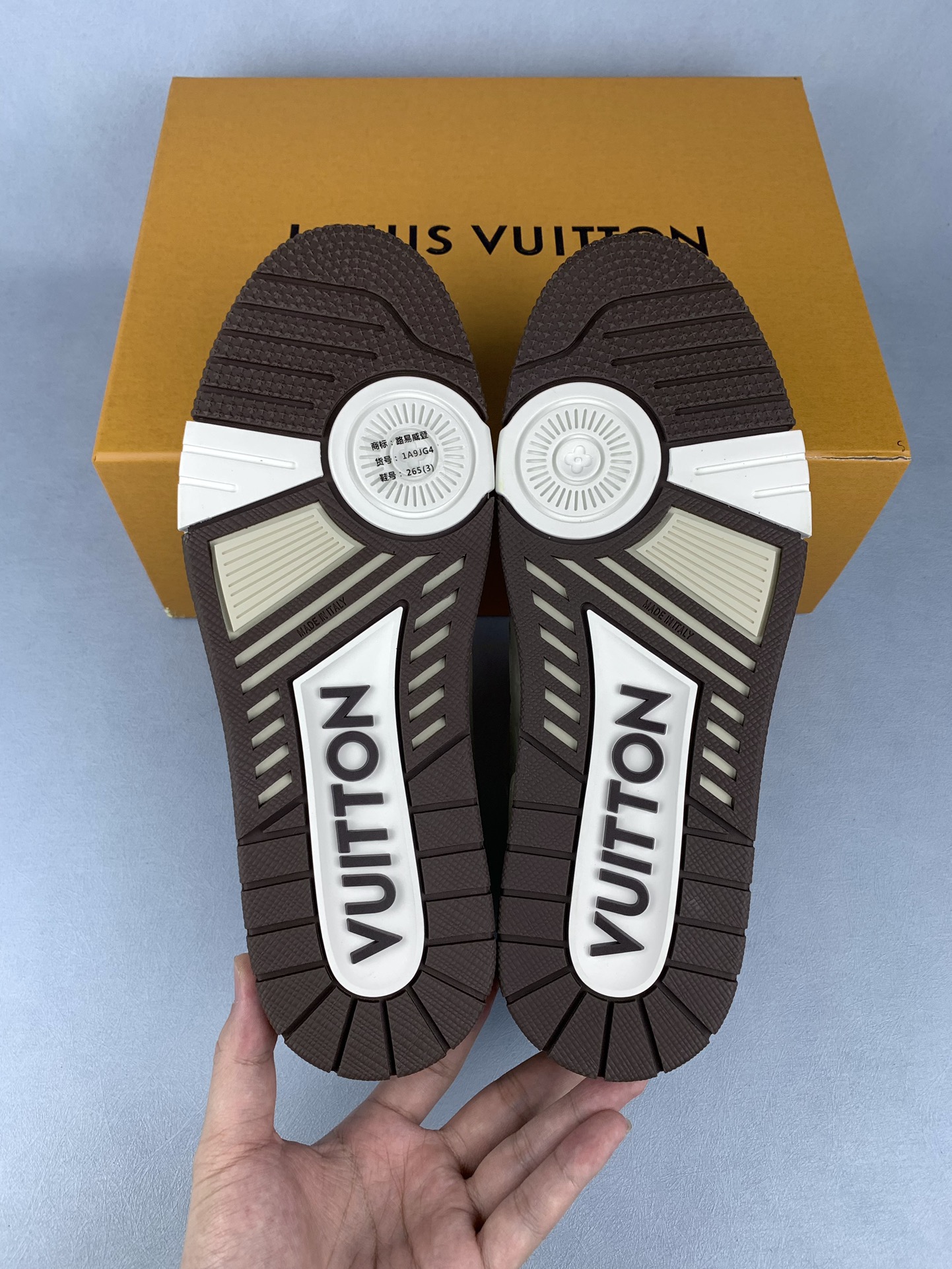 New Louis Vuitton by Tyler the Creator LV "White Mocha" Trainer Sneaker 1ACR5I Shoes