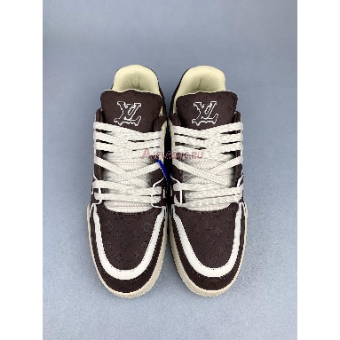 Louis Vuitton by Tyler the Creator LV Mocha Trainer Sneaker 1ACR67 Mocha/White Mens Womens Shoes