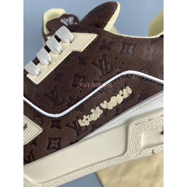 Louis Vuitton by Tyler the Creator LV Mocha Trainer Sneaker 1ACR67 Mocha/White Mens Womens Shoes