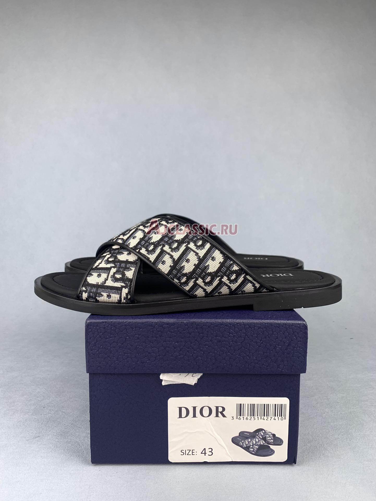 Dior Alias Sandal "Dior Oblique - Beige Black" 3SA126ZSA_H961