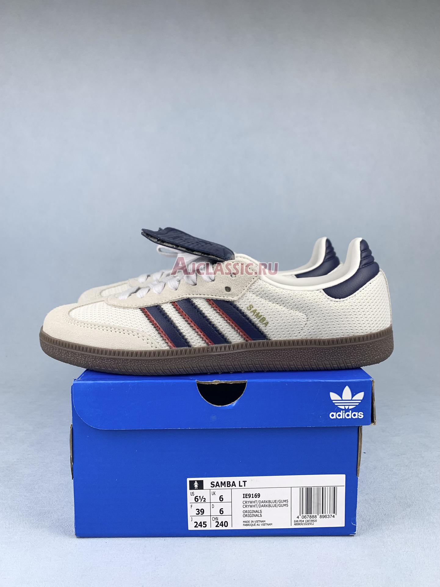 Adidas Samba LT "Crystal White Dark Blue" IE9169