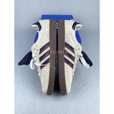 Adidas Samba LT Crystal White Dark Blue IE9169 Crystal White/Dark Blue/Gum 5 Mens Womens Shoes