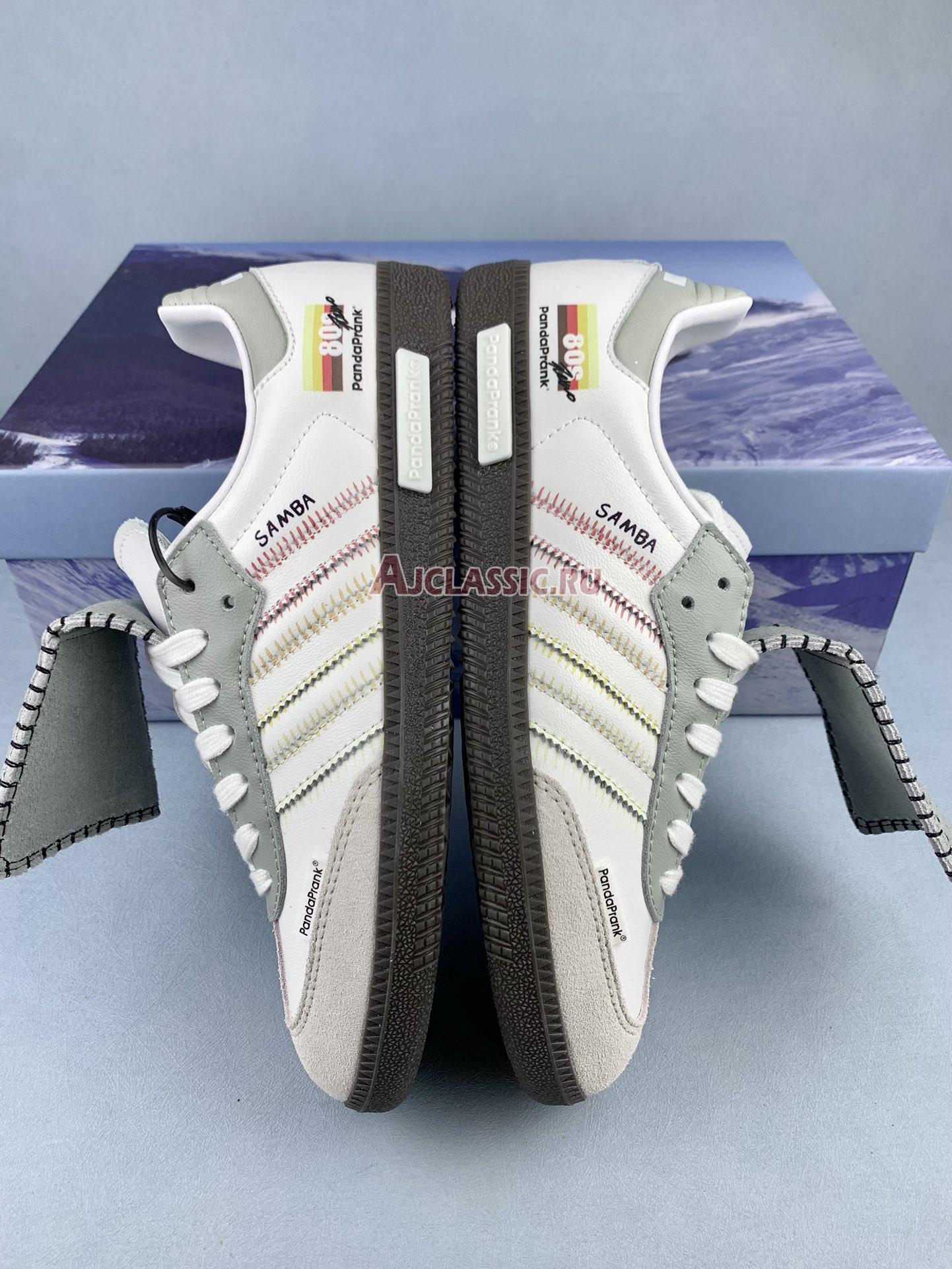 New Panda Prank x Adidas Samba OG "White Grey" IG1025-2 Shoes