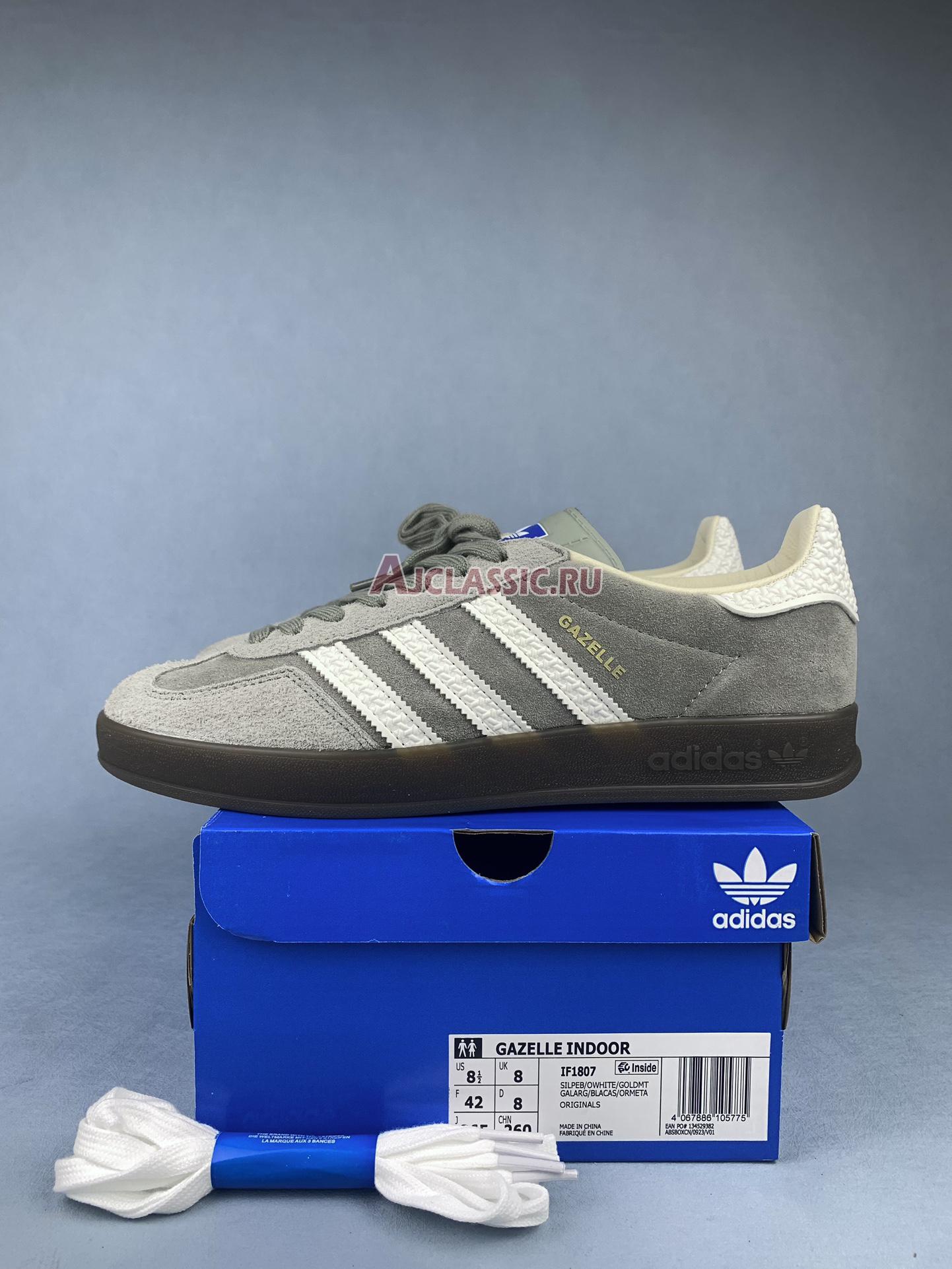 Adidas Gazelle Indoor "Grey White" IF1807