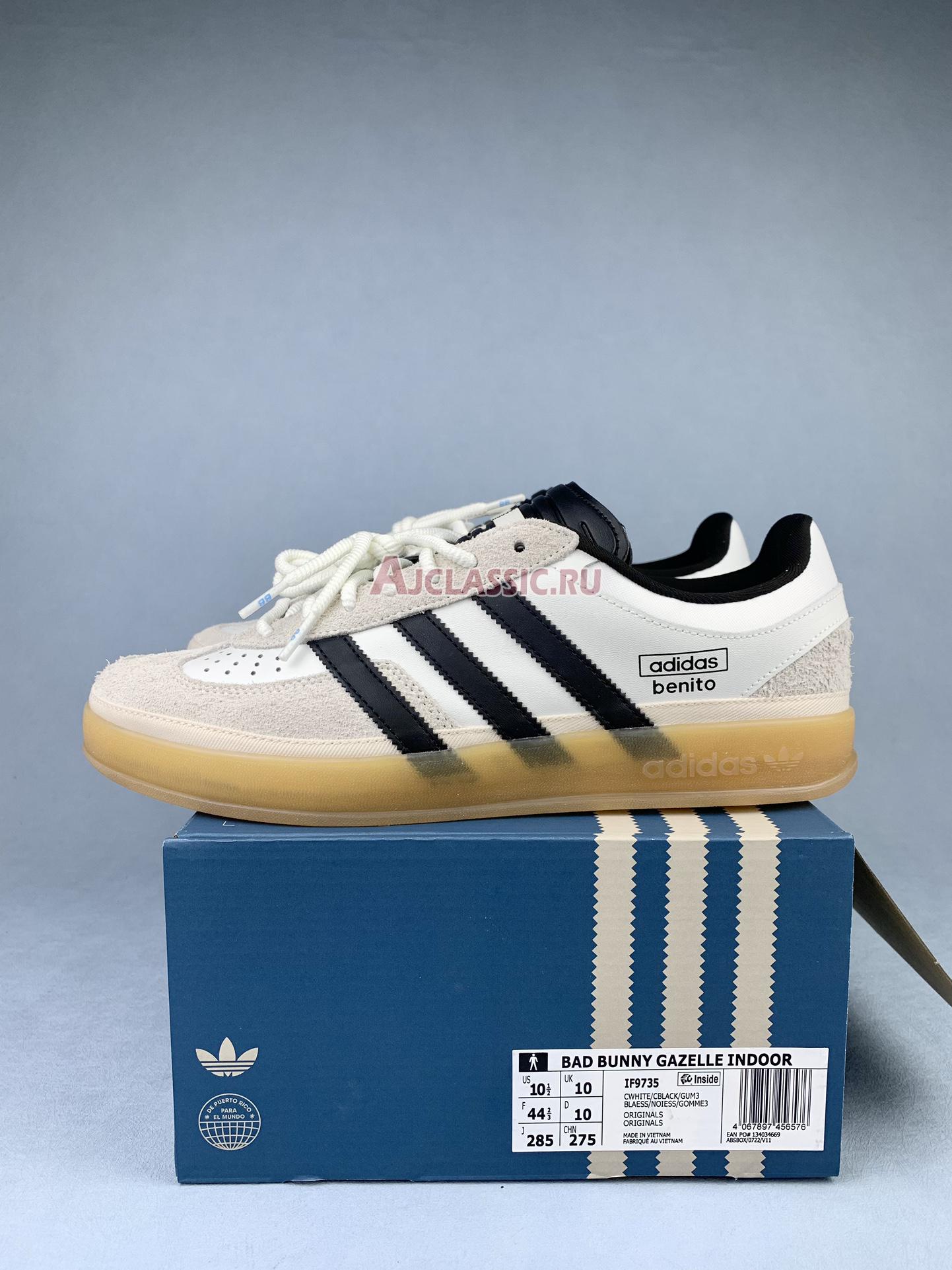 Bad Bunny x Adidas Gazelle Indoor "Core White" IF9735