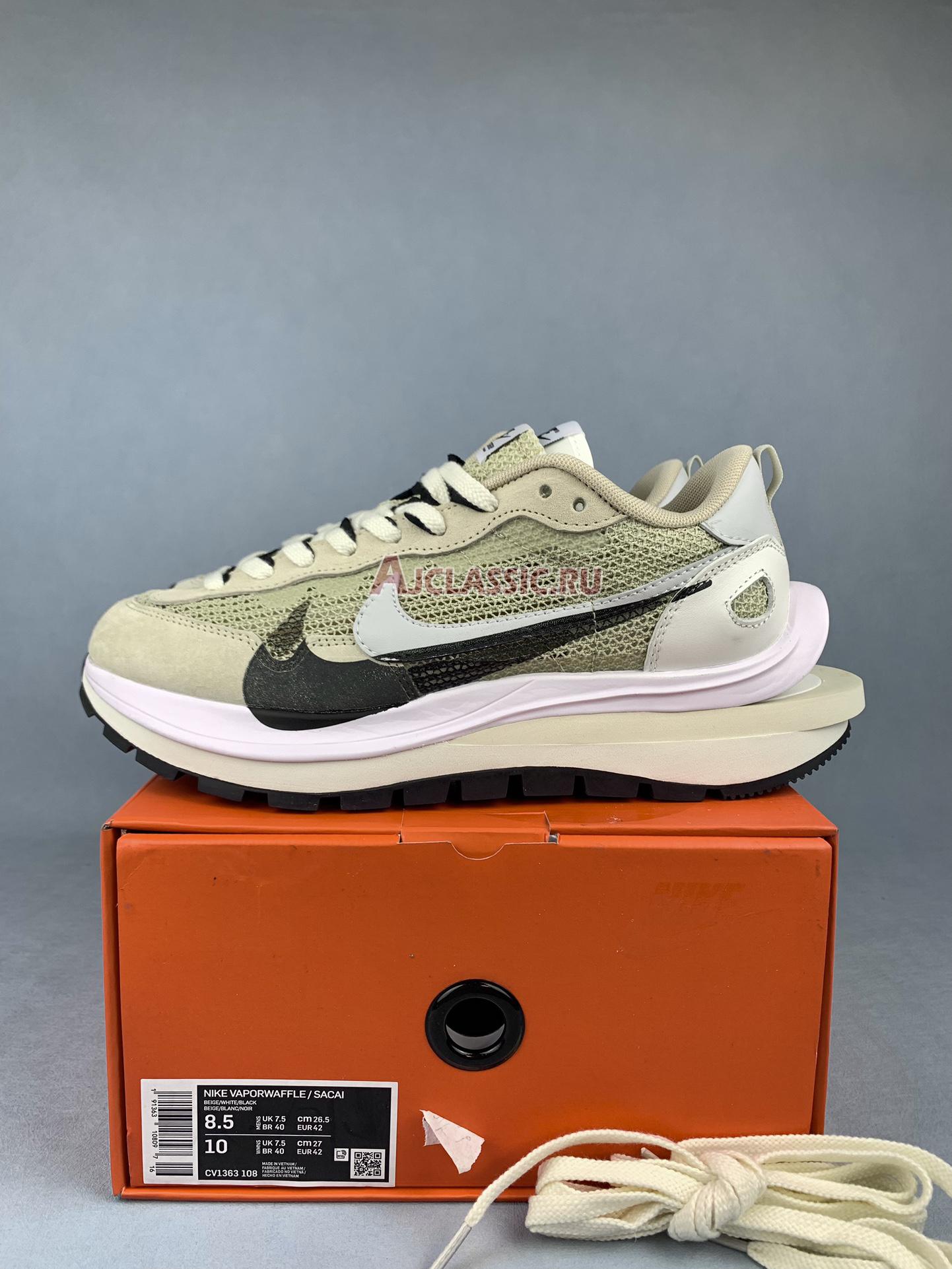 Sacai 3.0 x Nike VaporWaffle "Beige Black White" CV1363-108