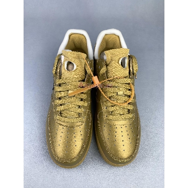 Off-White x Nike Air Force 1 Low Desert Tan DD1876-700-3 Desert Tan/Gold/Silver Sneakers