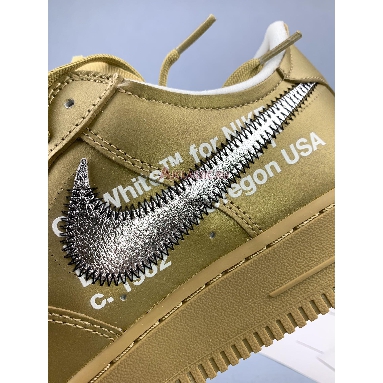 Off-White x Nike Air Force 1 Low Desert Tan DD1876-700-3 Desert Tan/Gold/Silver Sneakers