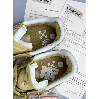 Off-White x Nike Air Force 1 Low Desert Tan DD1876-700-3 Desert Tan/Gold/Silver Sneakers