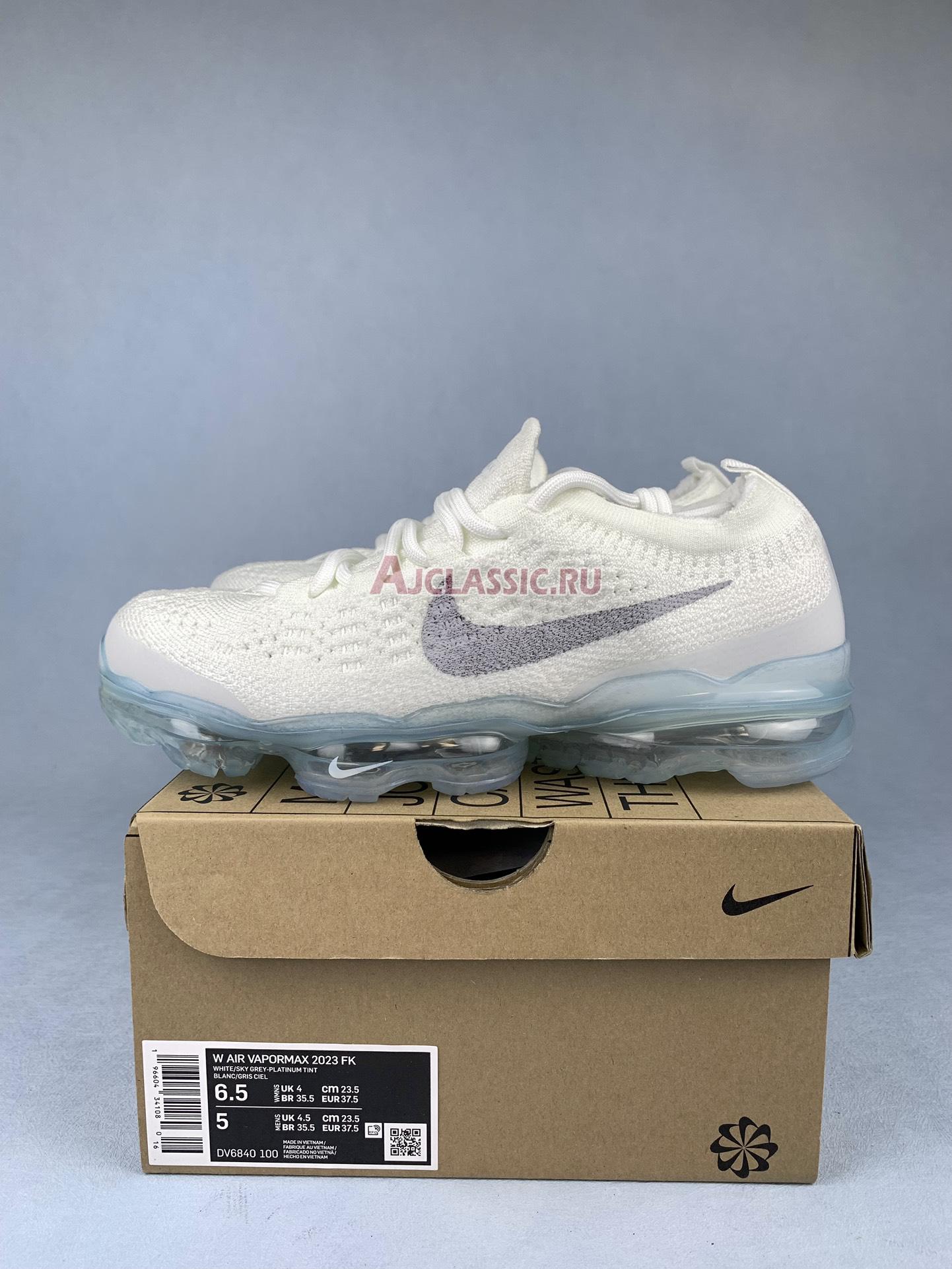 New Nike Air VaporMax 2023 Flyknit "Pure Platinum" DV6840-100 Shoes