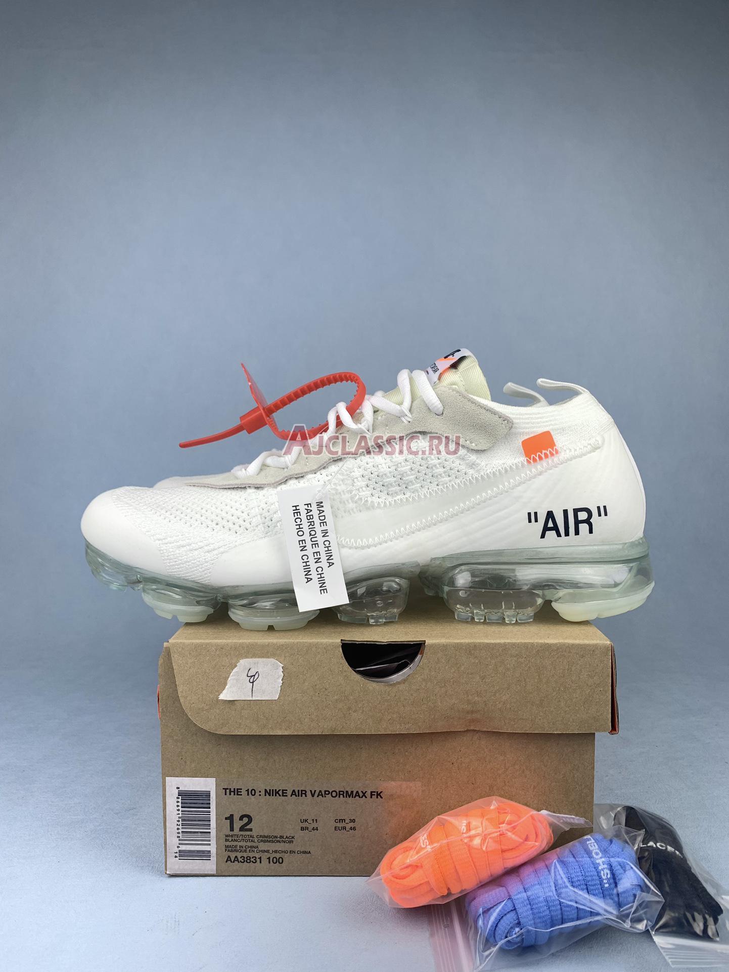 New Off-White x Nike Air VaporMax "Part 2" AA3831-100 Shoes