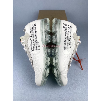 Off-White x Nike Air VaporMax Part 2 AA3831-100 White/Total Orange-Black Mens Womens Shoes