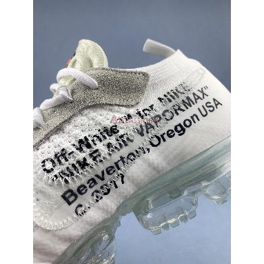 Off-White x Nike Air VaporMax Part 2 AA3831-100 White/Total Orange-Black Mens Womens Shoes