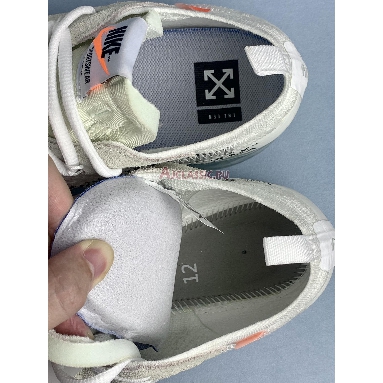 Off-White x Nike Air VaporMax Part 2 AA3831-100 White/Total Orange-Black Sneakers