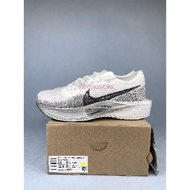 Nike ZoomX VaporFly Next% 3 White Particle Grey DV4129-100 White/Particle Grey/Metallic Silver/Dark Smoke Grey Mens Womens Shoes