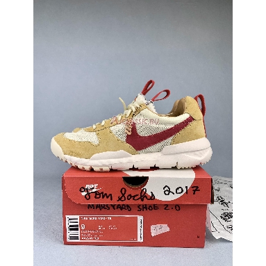 Tom Sachs x NikeCraft Mars Yard 2.0 AA2261-100 Natural/Sport Red-Maple Mens Womens Shoes