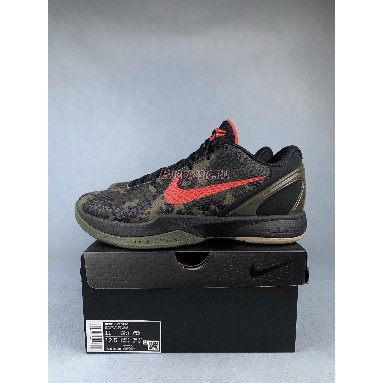 Nike Zoom Kobe 6 Protro Italian Camo 2024 FQ3546-001 Black/Crimson Bog/Khaki Mens Womens Shoes