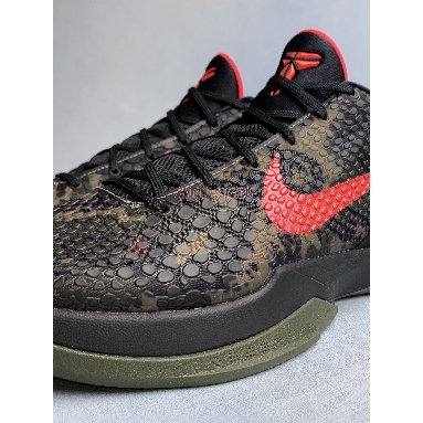 Nike Zoom Kobe 6 Protro Italian Camo 2024 FQ3546-001 Black/Crimson Bog/Khaki Mens Womens Shoes