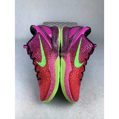 Nike Zoom Kobe 6 Protro Mambacurial PE2023-102 Purple/Red/Green Mens Womens Shoes