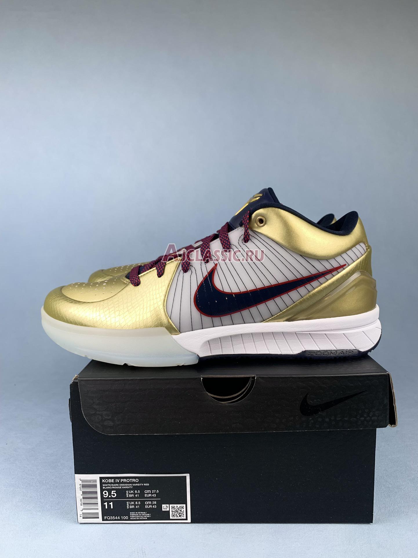 New Nike Zoom Kobe 4 Protro "Gold Medal" 2024 FQ3544-100 Shoes